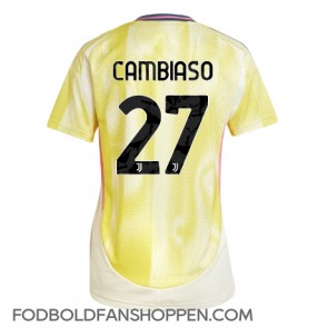 Juventus Andrea Cambiaso #27 Udebanetrøje Dame 2024-25 Kortærmet